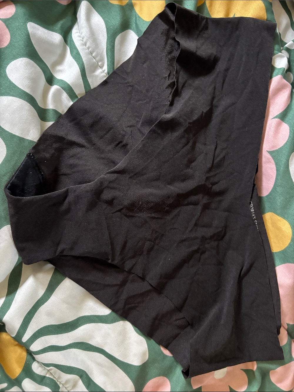Victoria's Secret Black Seamless Hipster - Size Large - Well Worn